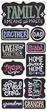 me & my BIG ideas mambiSTICKS Stickers, Family