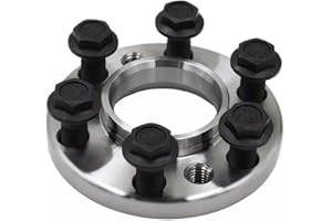 STILEALUS Crankshaft Spacer With Bolts LS Short Crank Flexplate Spacer Used With Automatic Transmission Built Before 1997 Compatible With GM LS1 LS2 LS3 LS6 LS7 L92