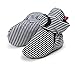 Baby Booties Newborn Baby Fluffy Slippers Cute Infant Crib Shoes Cozy Cotton Warm Boots with Non Skid Bottom 6-12Months Dark Grey