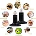 Aiicioo Reptile Heat Lamp Bulb -100W Ceramic Heat Emitter No Harm No Light Heat Bulb for Reptile Emitting Heat Lamp Bulb for Chicken Coop Lizard Aquarium Snake Outside Dogs Brooder 110V 2 Pack,Black