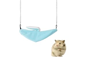 HKYLRAT Banana Warm Hamster Bed House Hammock Small Animal Bed House Cage Nest Accessories for Sugar Glider Hamster Small Bir
