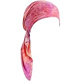 ORKSEA Chemo Headwear for Women Pre-Tied Head Scarf Headwraps Soft Turbans Cancer Hats Chemo Beanie Coverings Scarves