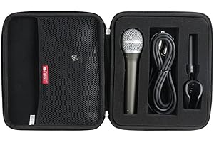 Hermitshell Hard Travel Case for Samson Technologies Q2U USB/XLR Dynamic Microphone