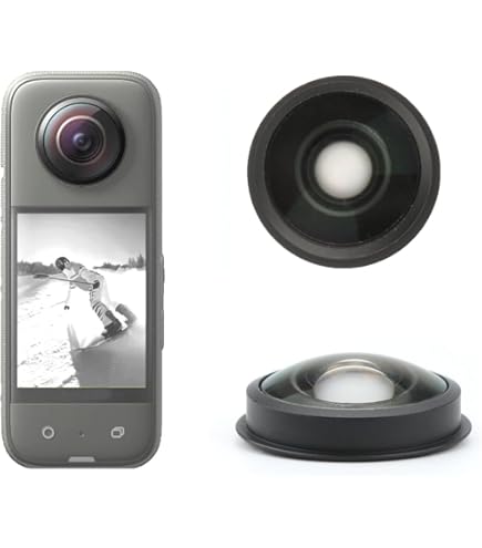 Protector De Cámara Para Insta360 X3 - Vidrio Templado 9H Para Lente Y Pantalla, Pack De 2 Unidades