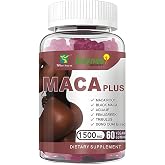 Wins Town Maca Candy, containing Black maca Root and Angelica Extract, a Herbal Supplement, 60 Pieces per Pack