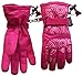 N'Ice Caps Kids Scroll Print Waterproof Thinsulate Insulated Winter Snow Gloves
