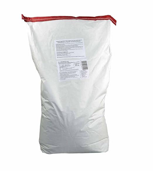 Hubey Algenkalk - 25kg Beutel - 100% Rotalge - fein vermahlen - Bodenverbesserer - für Biologische Pflanzenzucht - zur Pflanz