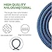 KerrKim iPhone Charger 2 Pack 6 Feet Extra Long Nylon Braided Lightning Cable High Speed Connector Data Sync Transfer iPhone Cable Cord Compatible with iPhone Xs Max/X/8/7/Plus/6S/6/SE/5S