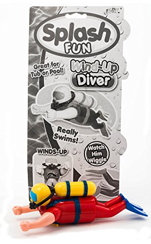 Scuba Diver Pool Toy by 2GoodShop | Pool Bath Toys Wind-Up Diver that Wiggles and Float | Item #1189