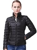 Miya Women's Packable Ultra light Weight Short Down Jacket Womens Winter Coats