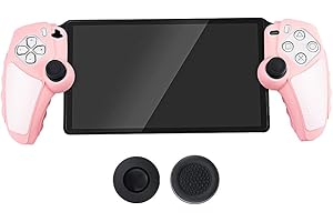 Silicone Case Cover for PlayStation Portal,Protective Skin Cover for Gaming Handle Grip with 2 Thumb Joystick Caps,Scratch Re