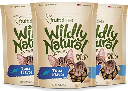 Fruitables Wildly Natural 2.5 Ounce Grain Free Tuna Treat for Cats Pack of 3 - Thumbnail 3