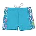 TFJH E Girls Swimsuit Kids Short Sleeve Swimwear UPF 50+ UV Blue 11-12 Years 14A
