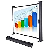 Yescom 30" Diagonal Tabletop Mini Projector Screen Projection w/Carrying Bag for Conference Office