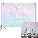 Mehofoto Boy or Girl Gender Reveal Backdrop Blue Pink Dots Balloon Photography Background 7x5ft Vinyl Gender Reveal Baby Shower Party Banner Backdrops primary