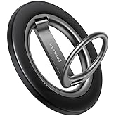 Lamicall for MagSafe Magnetic Phone Ring Grip - 360° Rotation Finger Grip Holder Stand, Super Magnet Cell Phone Kickstand Ring, Mag Safe Accessories for iPhone 17 16 15 14 13 12 Pro Max Air, Androids