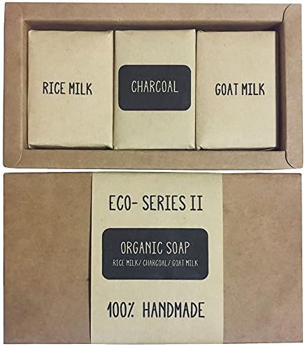 ECO SERIES II 100% HANDMADE GIFT SOAP - Set of 3 x 60 Gram Bars.