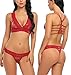 Avidlove Women Lace Lingerie Babydoll 2 Piece Sexy Bra and Panty Set