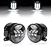 Liteway Pair 4 Inch 30w Cree Led Fog Lights Projector Driving Light DRL for 07-16 Jeep Wrangler JK Led Offroad Fog Lamp Front Bumper Lights, 2 Years Warranty