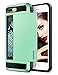 Vofolen Case for iPhone 7 Plus Case Wallet Card Holder Sliding Cover ID Slot Hidden Pocket Dual Layer Protective Hard Shell Soft TPU Rugged Bumper Armor Tough casing for iPhone 7 Plus - Mint