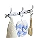 MODONA Large Triple Towel & Robe Hook – Polished Chrome