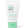 good.clean.goop beauty The Fruit Facial Exfoliating Scrub | Gentle Face Exfoliator to Smooth Skin Texture | AHA Glycolic Acid, Grape Seed Exfoliant & Chia Seed Oil | Cruelty Free | 2 fl oz