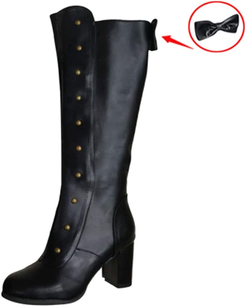 women vintage medieval high martin boots