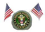 Red Carpet Studios Patriotic Garden Stone, Army