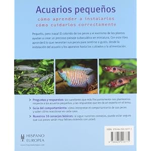 Acuarios pequenos (Spanish Edition)