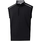 M MAELREG Golf Vests For Men Dry Fit Lightweight Moisture Wicking Performance Sports Breathable Golf 1/4 Zip Pullover Men