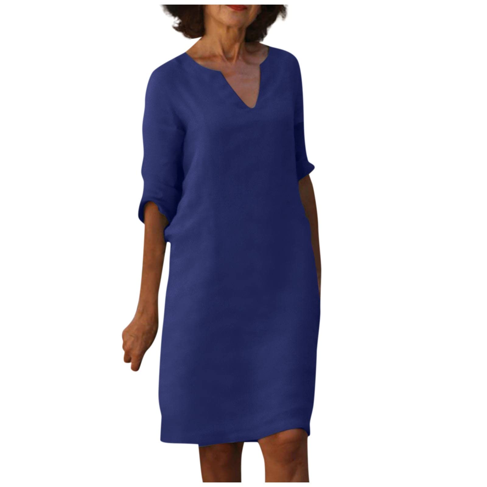 Cotton Linen Dresses for Women 2023,Trendy Summer