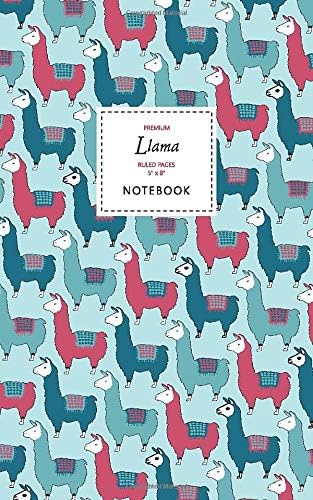 Llama Notebook - Ruled Pages - 5x8 - Premium (Mountaineer)