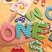 26pcs Funky Fun Colorful Wooden Magnetic Letters A-Z Wooden Fridge Magnets Kid toys Education