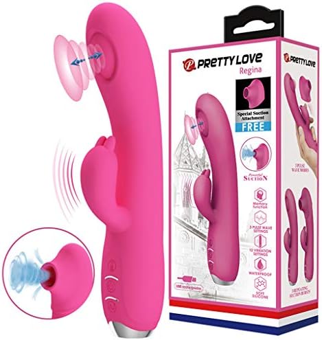 12 Modes 100% Safe Silicone Rabbit Vibrantors Toys for Women, Silent - Powerful - Waterproof