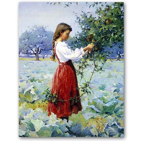Henrietta Hammond Picking Apples - Masterpiece Jigsaw Puzzle 500pc