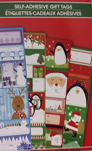 UPC 812373023025, Christmas Sticker Pad of To/From Labels, 52 stickers total! 52 different designs