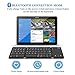 Foldable Keyboard, Jelly Comb B003S 3-in-1 (USB/Microusb/Type C) Wired & BT Keyboard with Touchpad Compatible for All Devices Windows PC iOS Android Tablet-Black