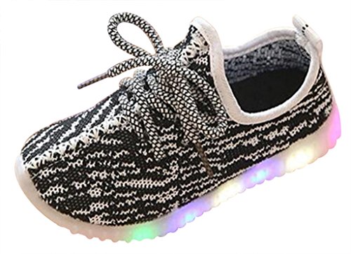 Wotefusi kids grils boys led shoes light up sneakers sport shoes