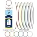 Cruise Luggage Tags for Suitcases, Cruise Essential Holders, 12 Pack Luggage Tag Holders 2025 & 2026 for NCL, Princess, Carnival, Royal Caribbean - Cruise Essentials