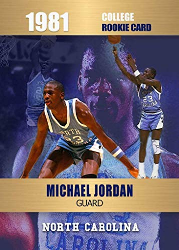 MICHAEL JORDAN Limited Edition Novelty Basketball College Rookie
