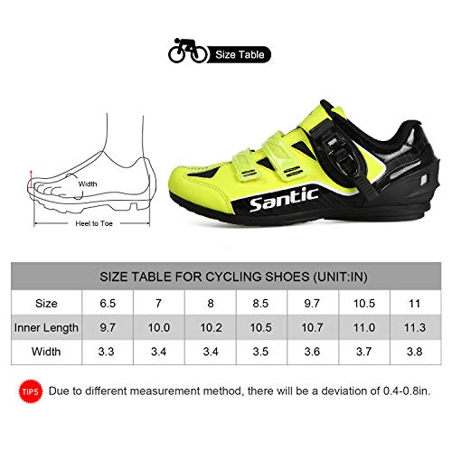 image for Santic Cycling Shoes Men Spin Unlocked Bike Bicycle Road Biking Lock S