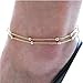 Sannysis Double Foot Chain Anklet Ankle Bracelet Barefoot Beach Foot