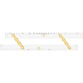 Marine Parallel Ruler with Brass Arms,15 Inches Marine Navigation Ruler for Navigational Plotting Nautical Charts Mapping Points