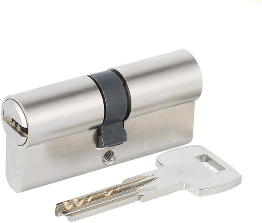 Cylinder Lock Double Pin Secure Door Cylinder Serpentine Groove Biased Lock 65 75 85 95 120Mm Cylinder Ab Key Entrance Brass Door Lock@100Mm42.5Add57.5