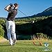 Top Tier Golf Pure Strike - Golf Training Aid with Six [6] Strike Poles, Bag and Accessories Kit! - Golf Swing Trainer, Slice Corrector and Speed Training - Golf Gifts for Men