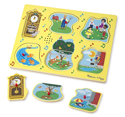 Melissa & Doug Nursery Rhymes 1 Sound Puzzle (6 Piece)