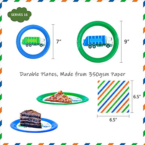 Party Supplies Trash Truck Birthday Party Includes Garbage Truck Plates