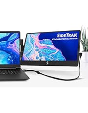 New SideTrak Swivel Attachable Portable Monitor for Laptop 12.5” FHD IPS Rotating Dual Laptop Screen | Compatible with Mac, PC, & Chrome | Powered by USB or Mini HDMI (12.5" Single Monitor)