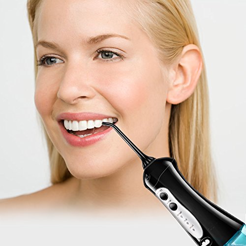 Electric Water Flosser Oral Irrigator Cordless Flossers Combo IPX7 200ML FDA UBTKEY (water flosser tips)