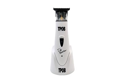 TPOB Ghost X Beard Trimmer Hair Clippers for Men, Professional Hair Trimmer DLC Blade Trimmer Cordless Rechargeable Edgers Clippers Electric Beard Trimmer Shaver for Home use or Barber (Ghost X White)